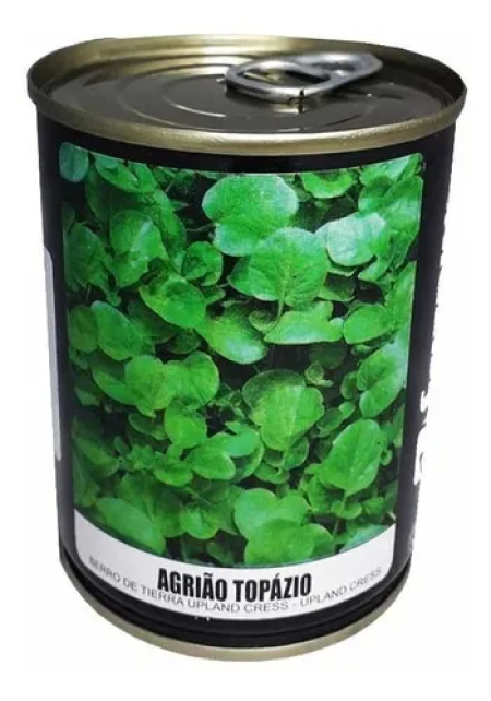 Semente de Agrião Topazio - Lata 100g