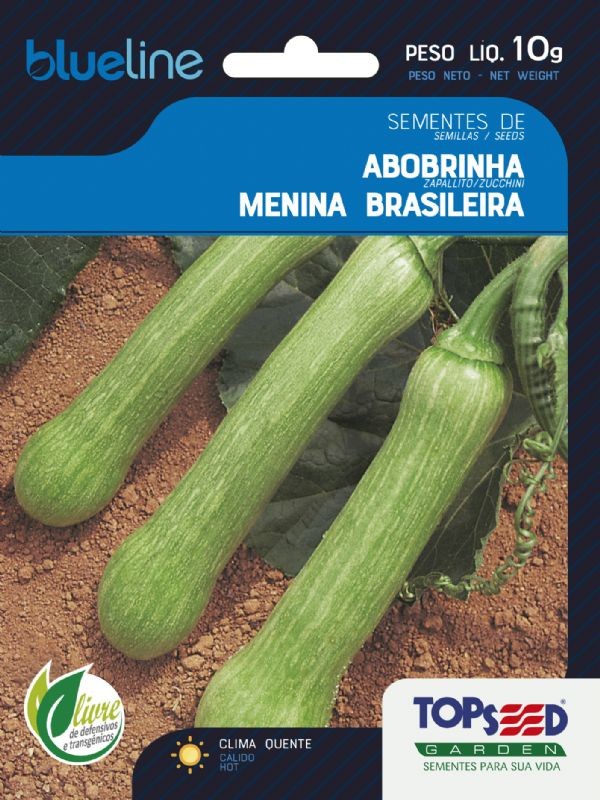 Semente de Abobrinha Menina Brasileira - Topseed