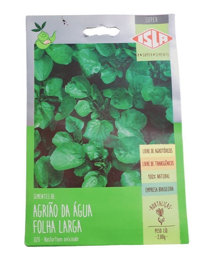 Semente de Agrião da Água Folha Larga - Isla